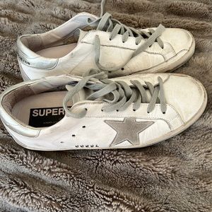Golden Goose Silver Tab Superstar Sneakers